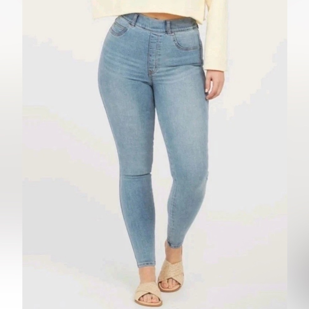 Spanx Ankle Skinny Jeans, Light Vintage Wash